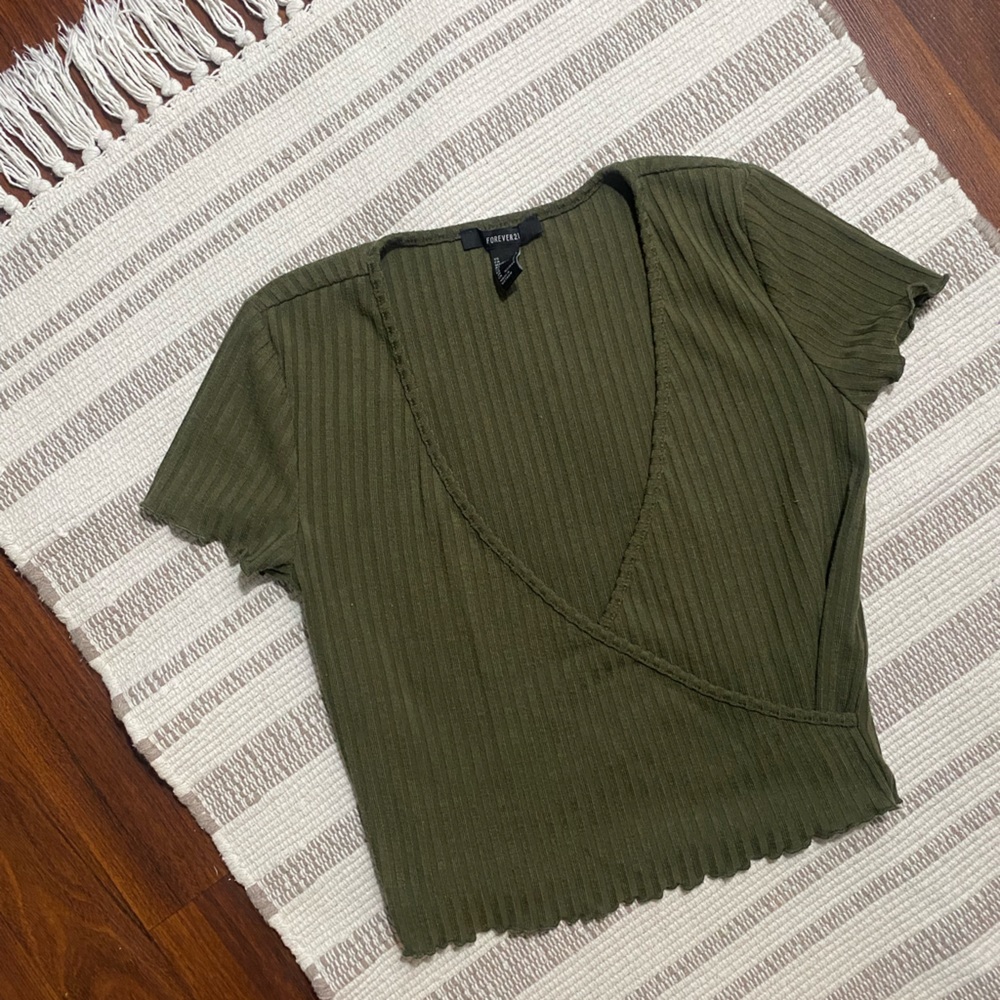 forever 21 crop top t-shirt